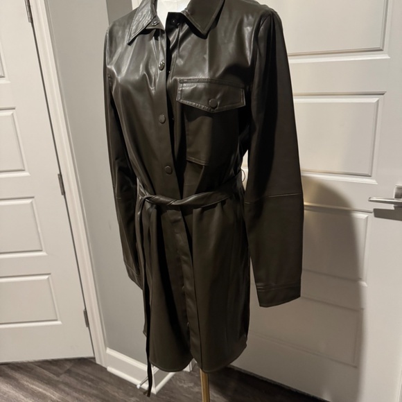 Sanctuary leather shirt dress - Picture 5 of 7